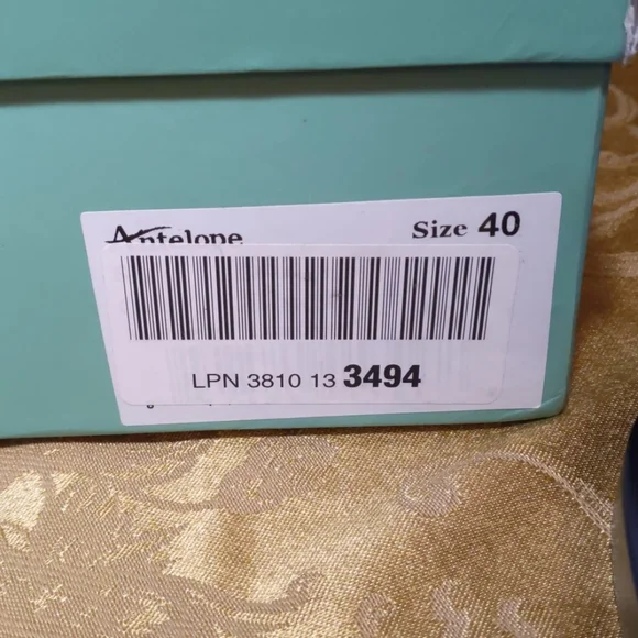 Antelope black leather wedge sandals - Picture 11 of 11